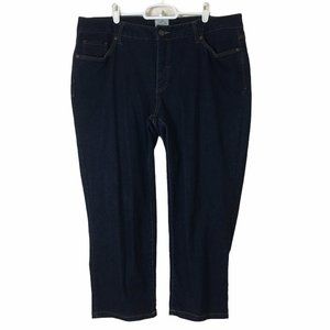 St. John's Bay Capri Crop Jeans Stretch 16W 37x23
